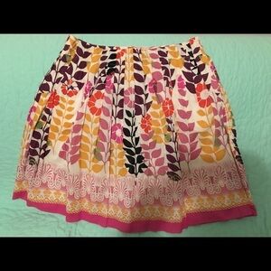 Eci lined skirt - size 8 - growing flowers